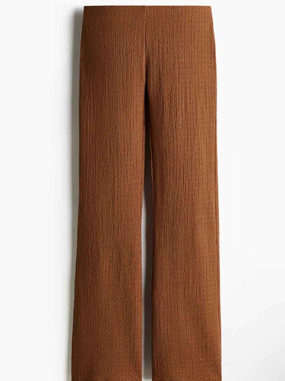 H&M Flared Crinkled Wide-leg pants